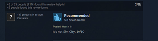 Illustration for article titled Cities: Skylines, As Told By Steam Reviews